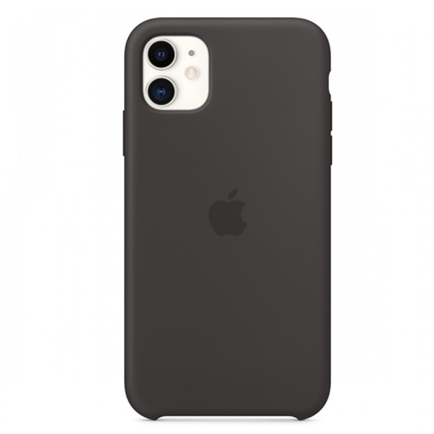 Чехол Silicone Case для Apple iPhone 11, пепельный, картинка 1