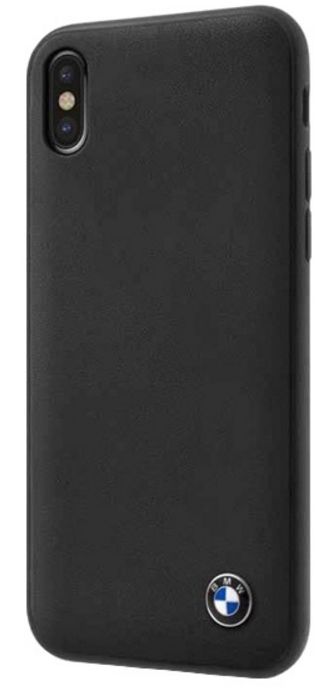 Чехол BMW iPhone X Signature Genuine Leather Hard Black