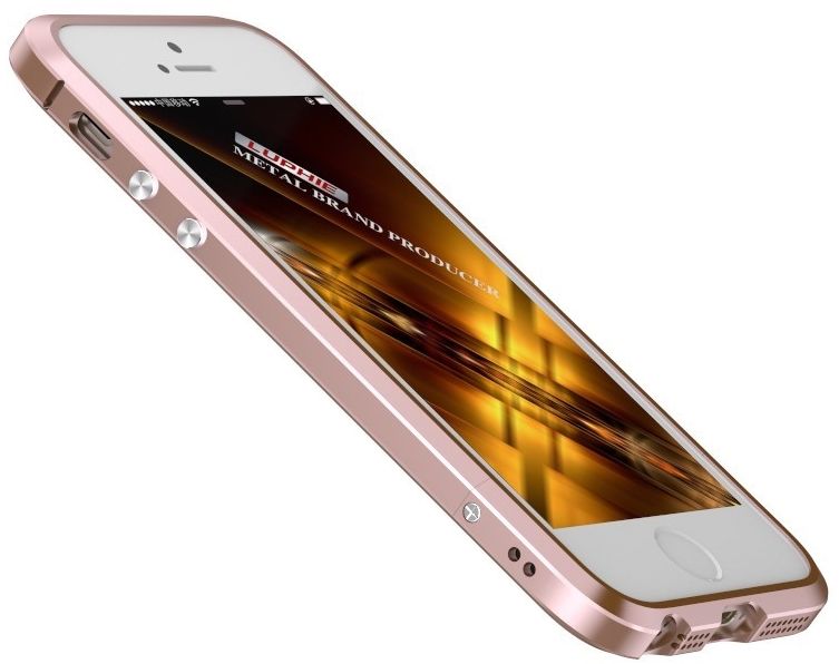 Чехол Luphie iPhone 5S/SE Bumper - Rose Gold, слайд 1