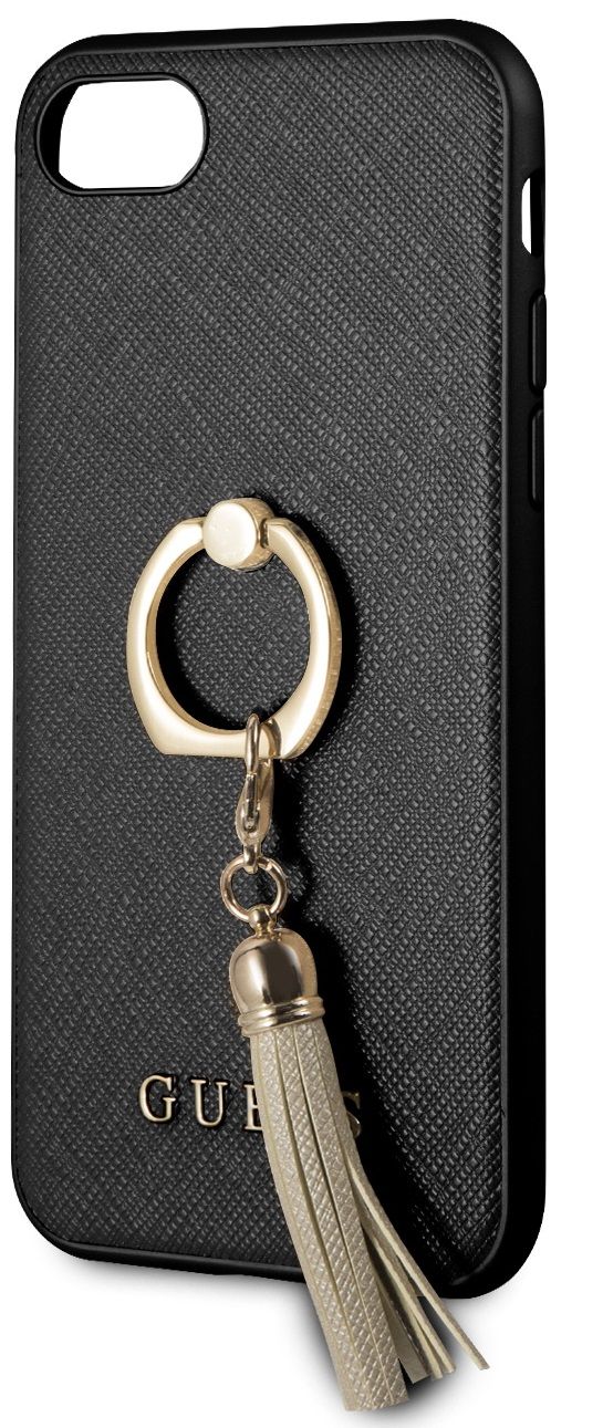 Чехол GUESS iPhone 7/8 Saffiano Hard Ring Black, картинка 3