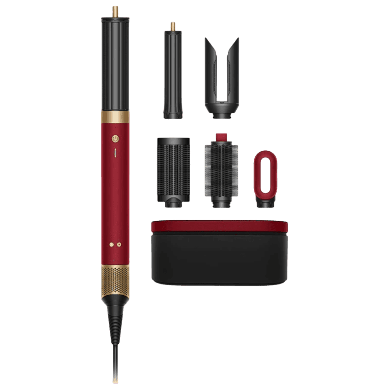 Стайлер Dyson Airwrap HS09 Co-anda 2x (Red/Velvet Gold) - Подарочный кейс для хранения, картинка 1