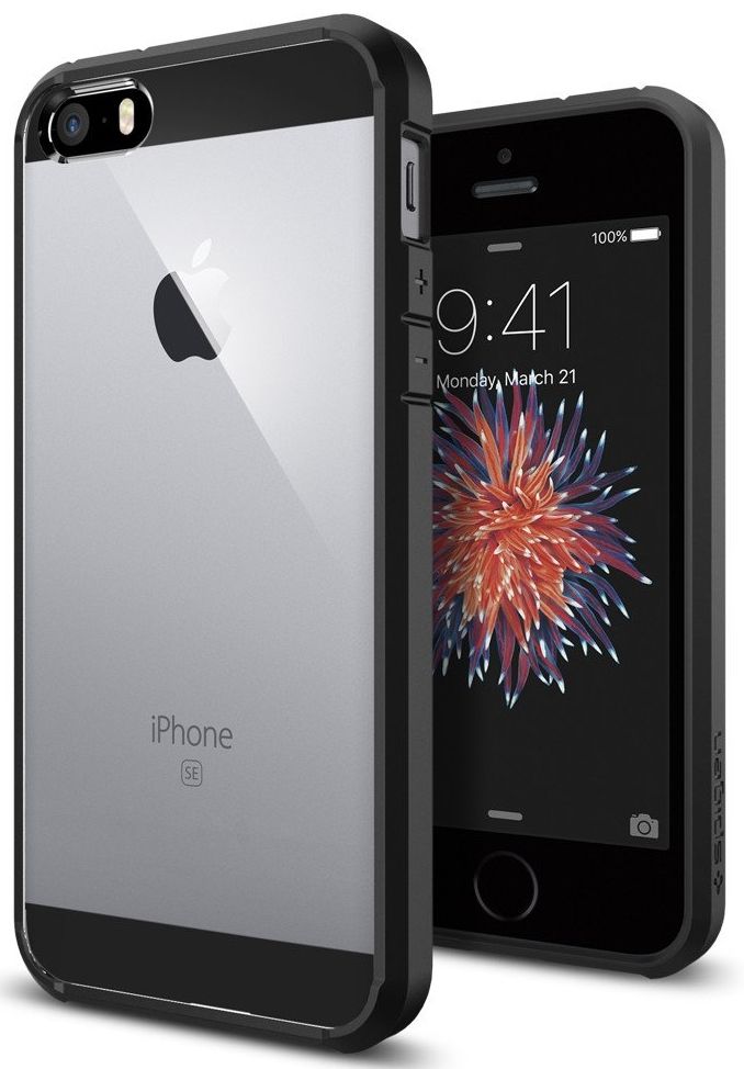 Чехол SGP  iPhone 5S/SE Ultra Hybrid - Black