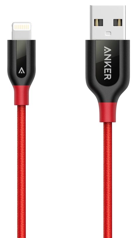 Кабель ANKER PowerLine+ Lightning Cable 0.9m - Red, картинка 1