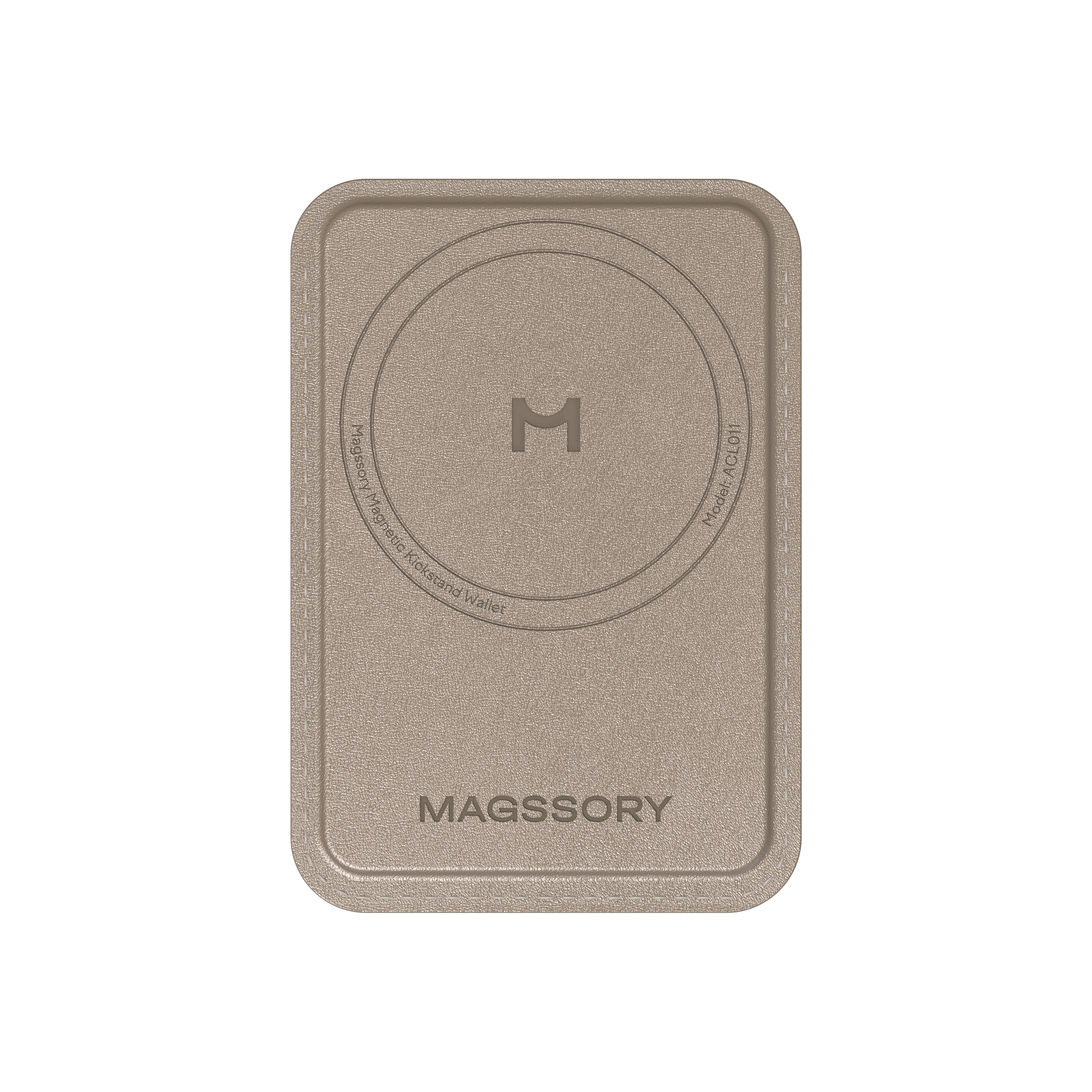 Чехол-бумажник Magssory Duo MagSafe с подставкой, Latte, картинка 2