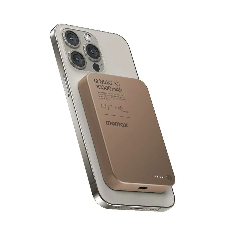 Внешний аккумулятор Momax Q.MAG X1 10000mAh Desert Titanium, картинка 7
