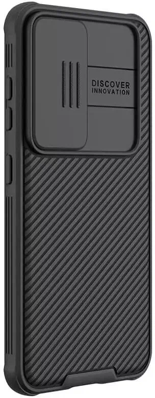 Чехол для Samsung S23 Ultra противоударный с защитой камер, черный, картинка 2
