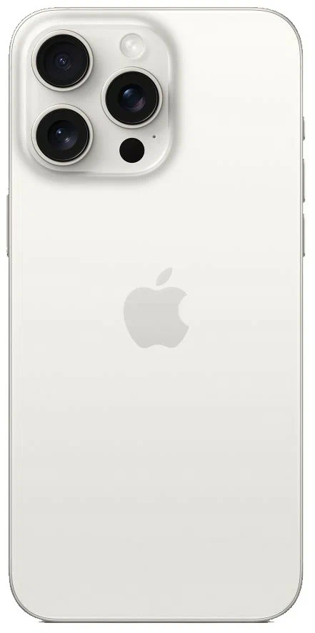 Смартфон Apple iPhone 15 Pro Max 256Gb White Titanium (1 sim + eSIM), картинка 4