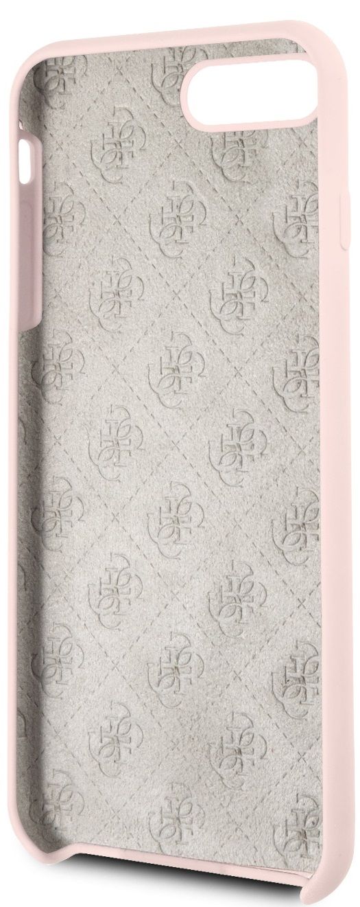 Чехол GUESS iPhone 7/8 Plus Silicone Collection Light Pink, картинка 4