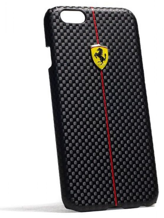 Чехол Ferrari iPhone 6 Plus Formula One Hard - Black, картинка 2