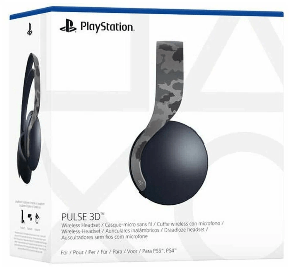 Беспроводная гарнитура Sony PULSE 3D Camouflage для PS5/PS4, картинка 7