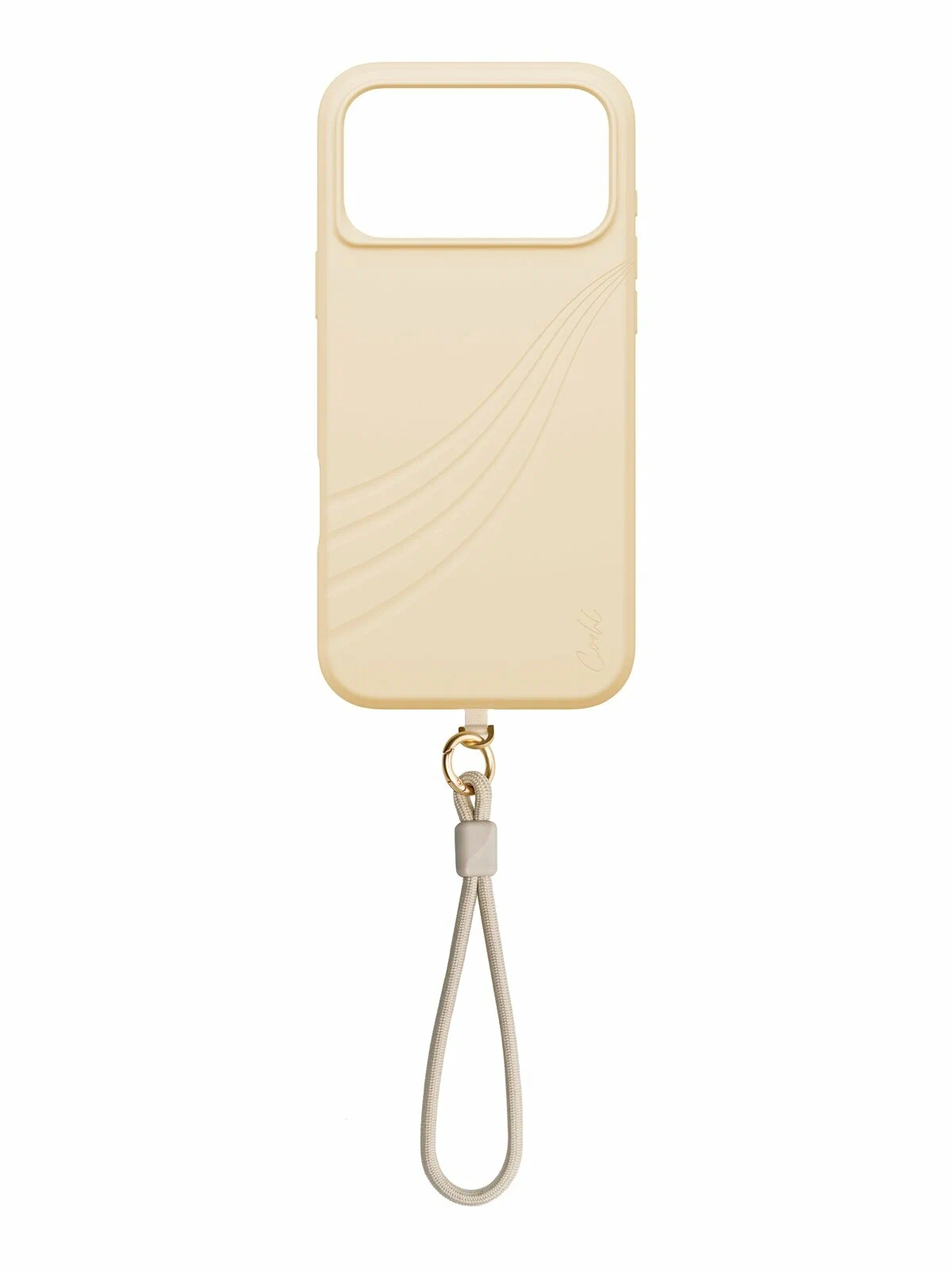 Чехол для iPhone 17 Pro UNIQ COEHL Strap Series Serina Milk Sand (MagSafe)  , картинка 2