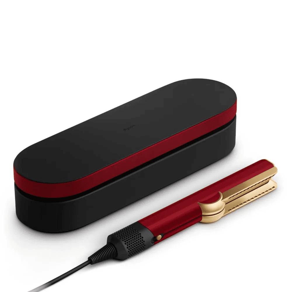 Выпрямитель для волос Dyson Airstrait Straightener HT01 (Red Velvet/Gold) - Подарочный кейс, картинка 4