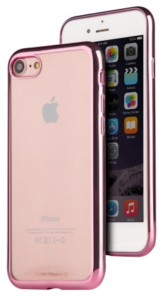 Чехол VIVA iPhone 7 Metalico Flex Case TPU Pink
