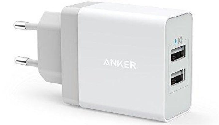 СЗУ Anker 24W USBx2 4.8A QC 3.0 - White, слайд 1