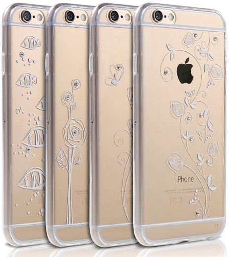 Чехол REMAX iPhone 6/6s Crystal TPU+PC - Flower