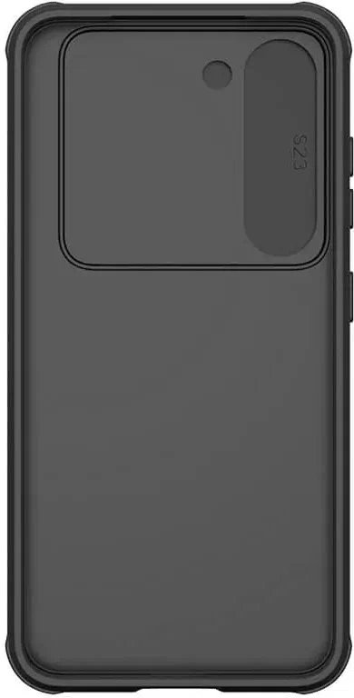 Чехол для Samsung S23 противоударный с защитой камер, черный, картинка 4