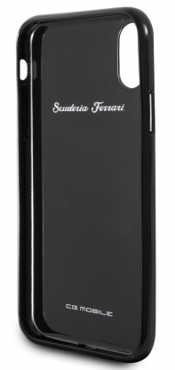 Чехол Ferrari iPhone X Heritage Real carbon Hard Black, картинка 3