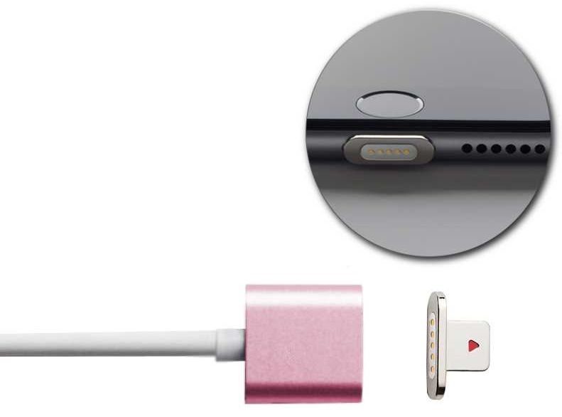 Кабель Moizen Magnetic Charging Cable Lightning - Rose, картинка 2