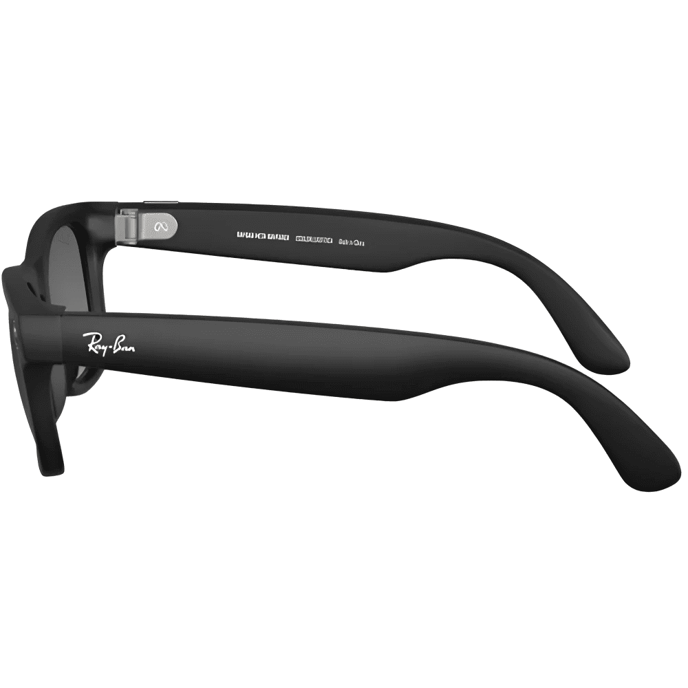 Умные очки RayBan Wayfarer RW4012 (Gen 2) Matte Black/Polar Gradient Graphite (155 - 53), картинка 3