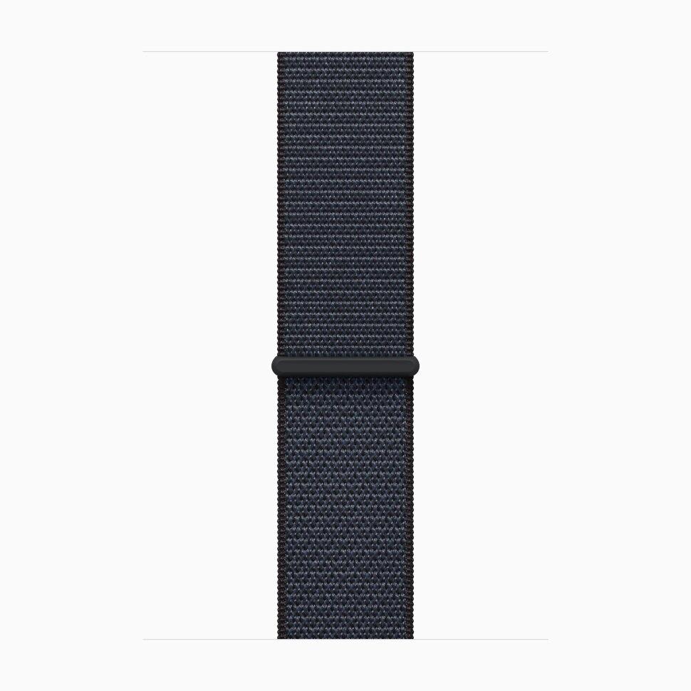 Apple Watch Series 10 GPS 42 мм, алюминий цвета «чёрный глянец», спортивный браслет цвета«Ink» , картинка 3