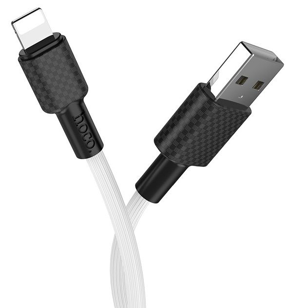 Кабель HOCO X29 Lightning to USB Cable 1.0m - White, картинка 1
