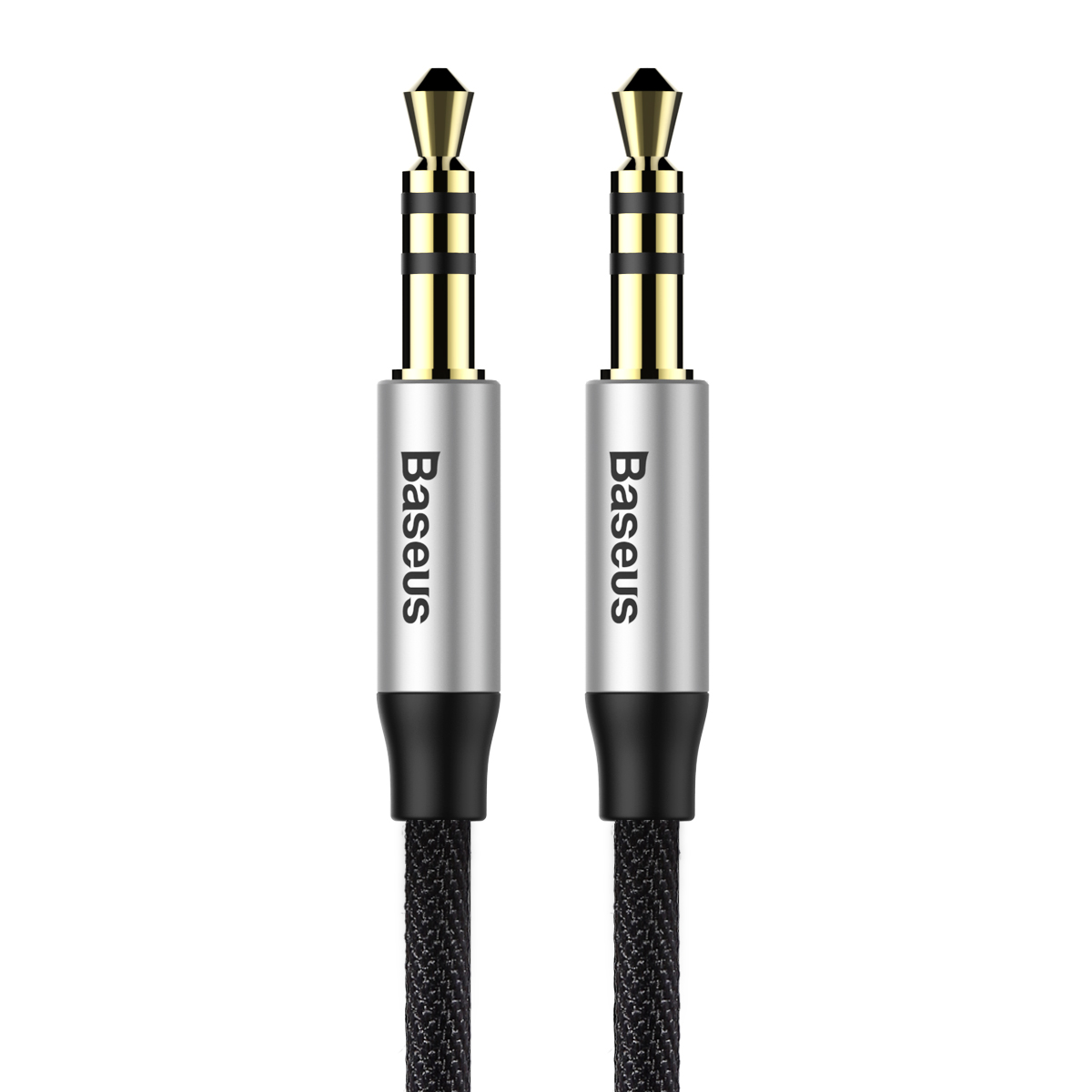 Кабель BASEUS Yiven Audio M30 AUX 3.5 1.5m CAM30-CS1 Silver/Black
