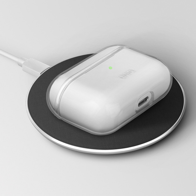 Чехол для AirPods Pro 2 UNIQ Glase Clear, картинка 6