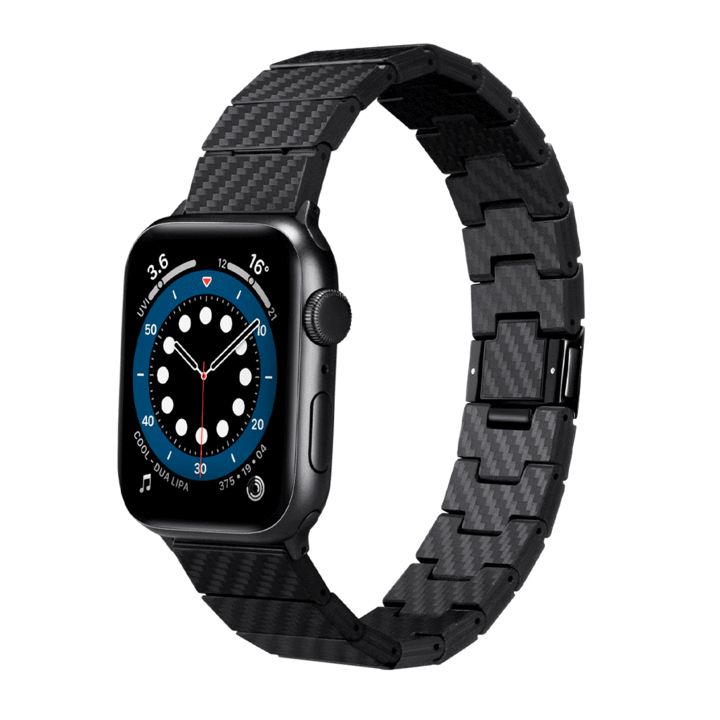 Ремешок PITAKKA для Apple Watch Retro Carbon Fiber , картинка 1