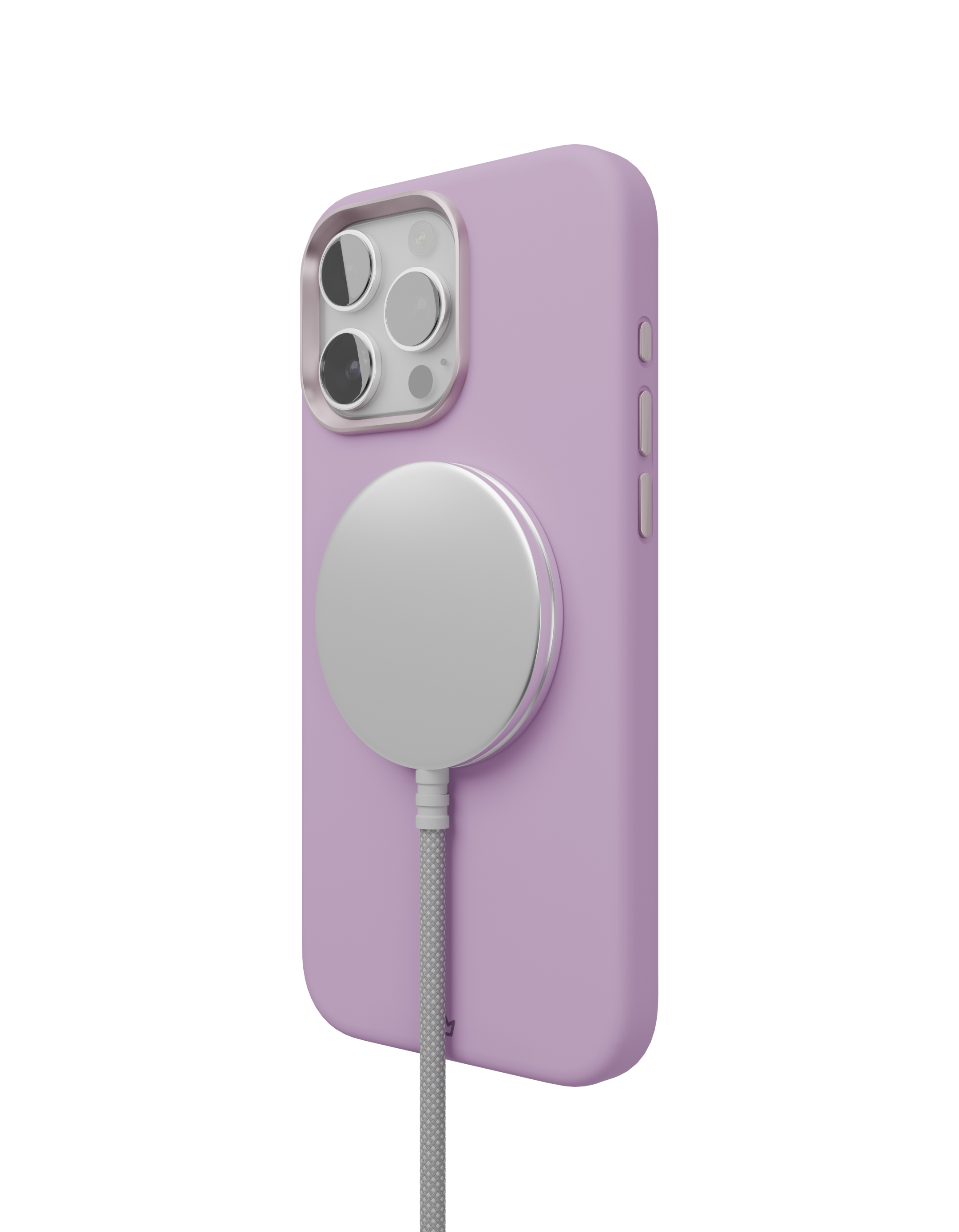 Чехол для iPhone 16 Pro VLP Aster Case c MagSafe, лавандовый, картинка 4