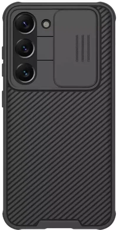 Чехол для Samsung S23 Ultra противоударный с защитой камер, черный, картинка 5