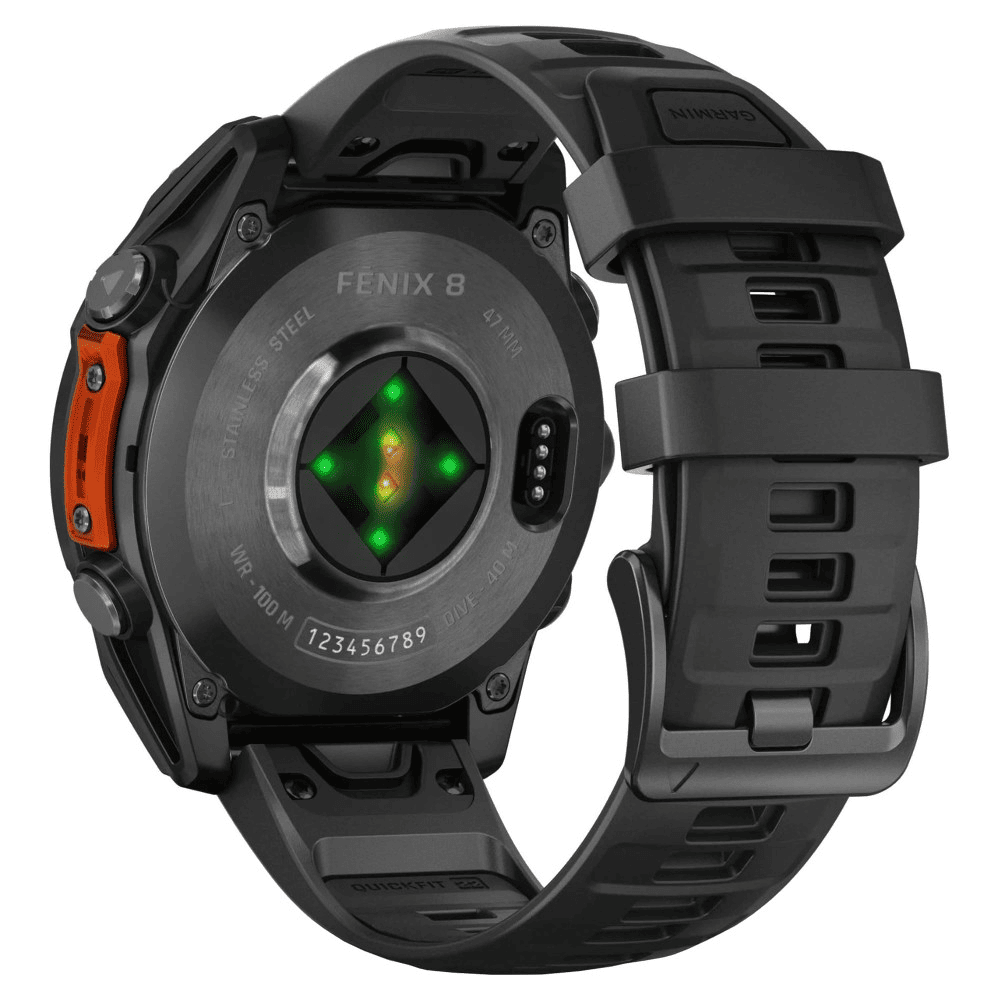 Умные часы Garmin Fenix 8 51mm Amoled Slate Gray with Black Silicone Band , картинка 6