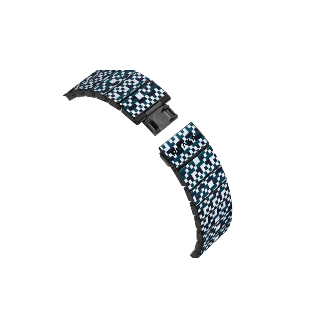 Ремешок PITAKKA для Apple Watch Dreamland - Mosaic Aramid Carbon Fiber, картинка 3