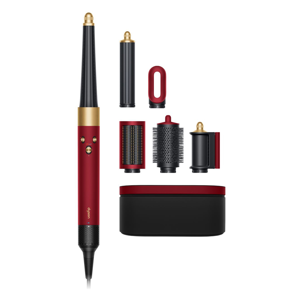 Стайлер Dyson Airwrap Complete Long HS08 Multistyler (Red Velvet/Gold) - Подарочный футляр , картинка 2