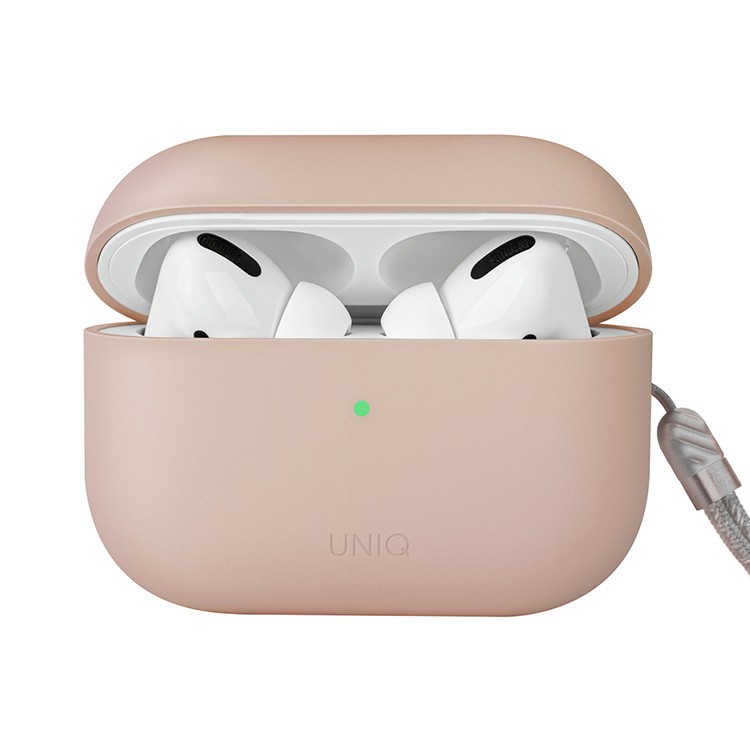 Чехол для AirPods Pro 2 UNIQ Lino Pink, картинка 1