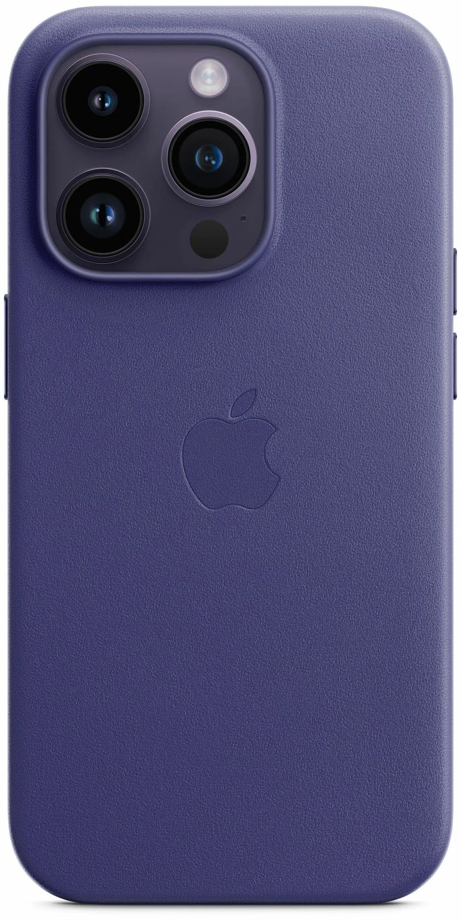 Чехол для iPhone 14 Pro Leather Case Deep Violet