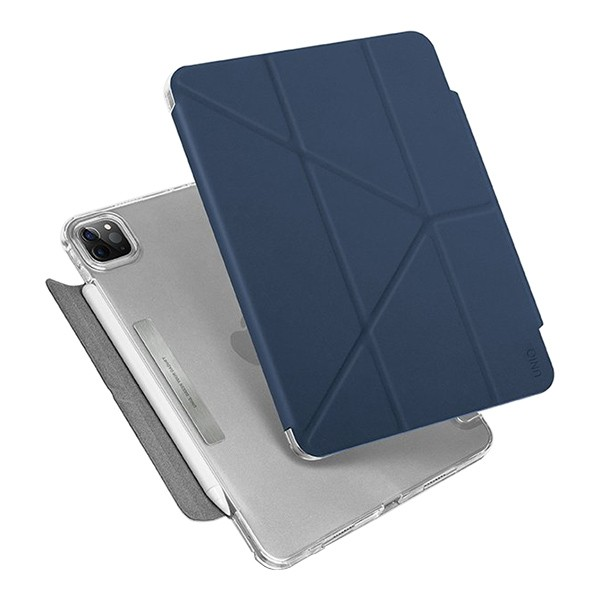 Чехол UNIQ Camden Protect and Charge Apple Pencil для iPad Pro 11 / Air 4 (2018-2022), синий, картинка 1