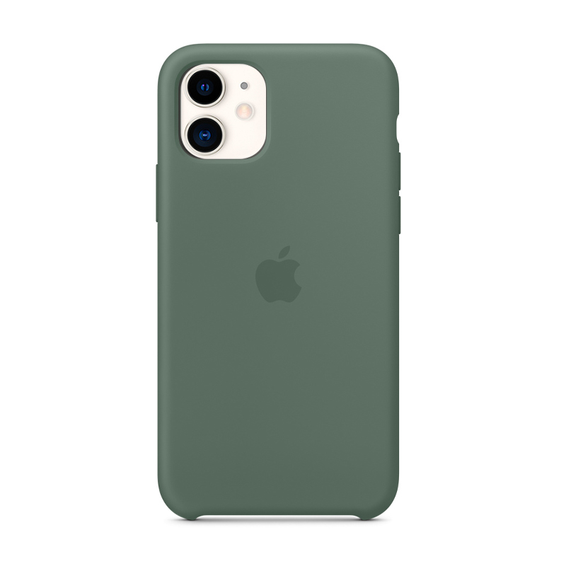 Чехол Silicone Case для Apple iPhone 11, зеленый, картинка 1