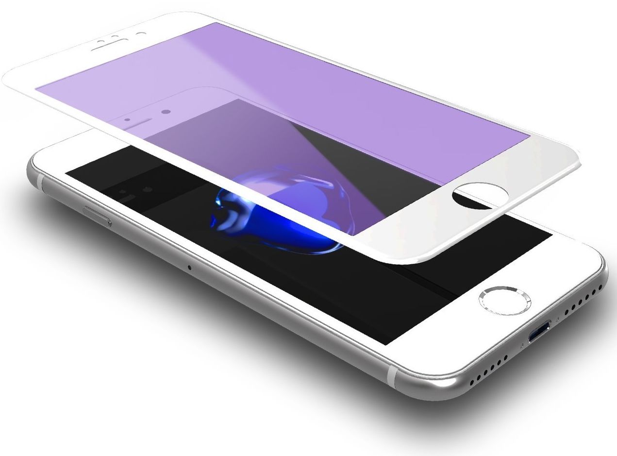 Защитное стекло Защитное стекло TOTU 3D Tempered Glass iPhone 7 Plus Anti BlueRay White, картинка 2