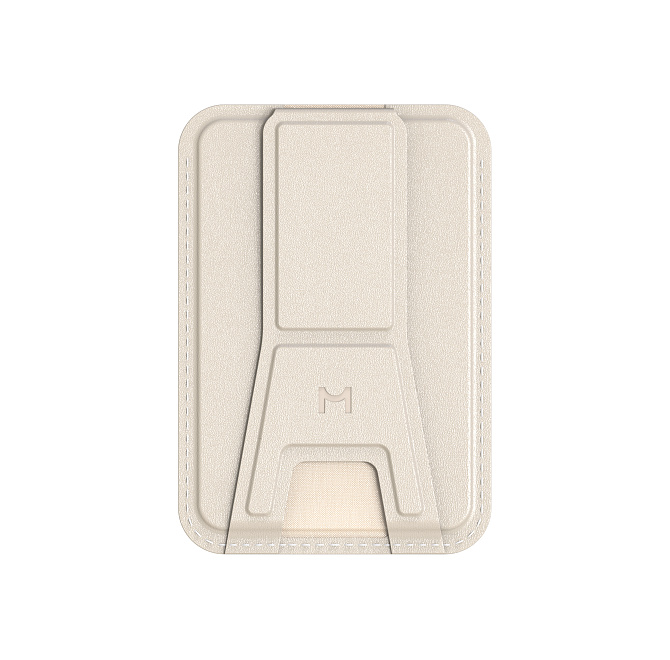 Чехол-бумажник Magssory Duo MagSafe с подставкой, Ivory