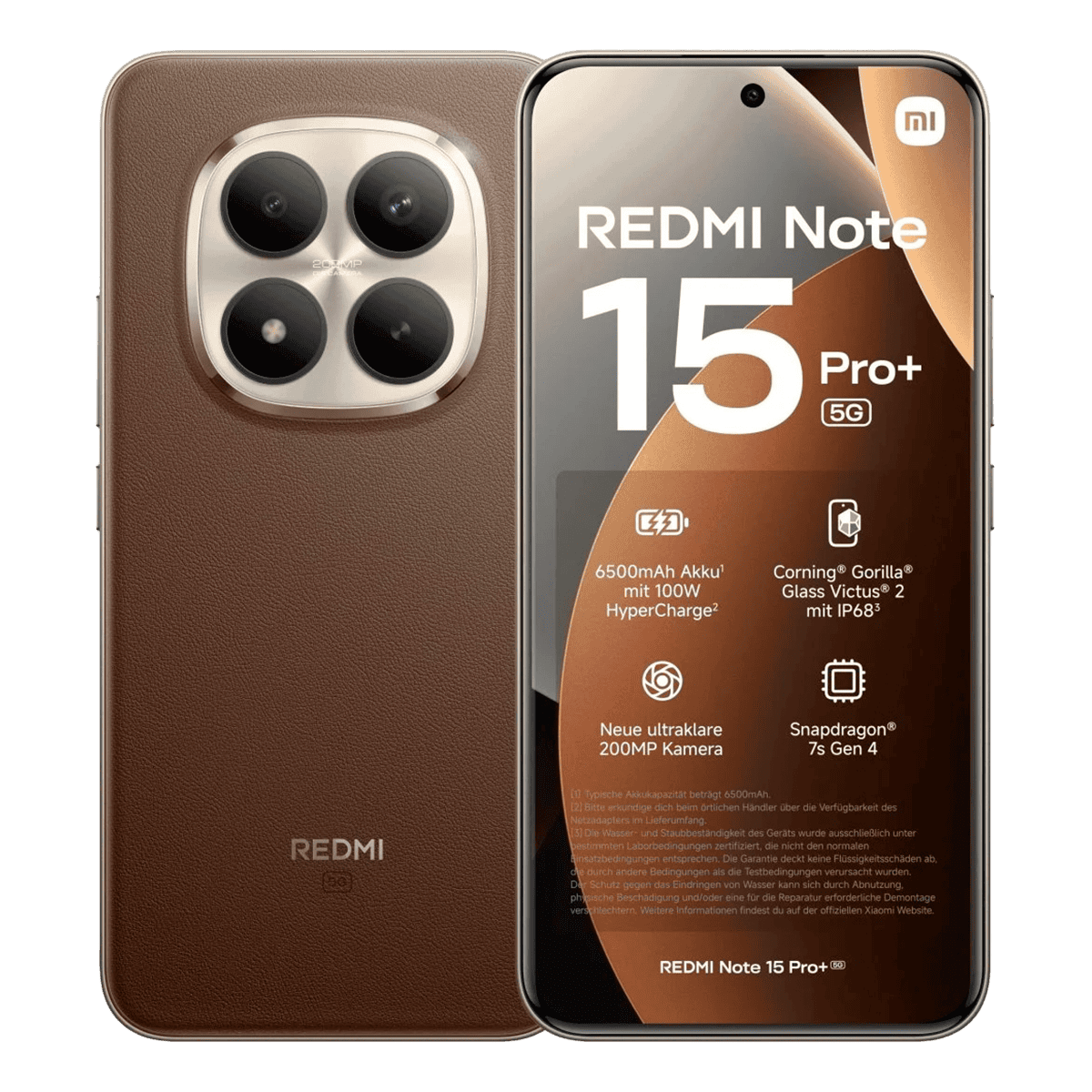 Смартфон Xiaomi Redmi Note 15 Pro Plus 5G 8/256Gb Mocha Brown EU