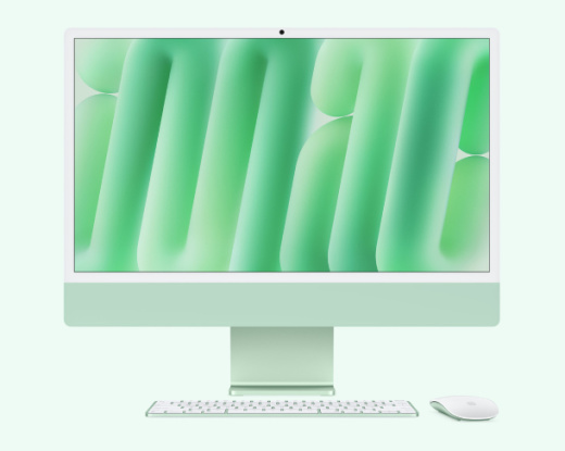 Моноблок Apple iMac 24" (2024) Retina 4,5K MD2Q4 Green (M4 10Core CPU, 10Core GPU/24Gb/512SSD), картинка 1