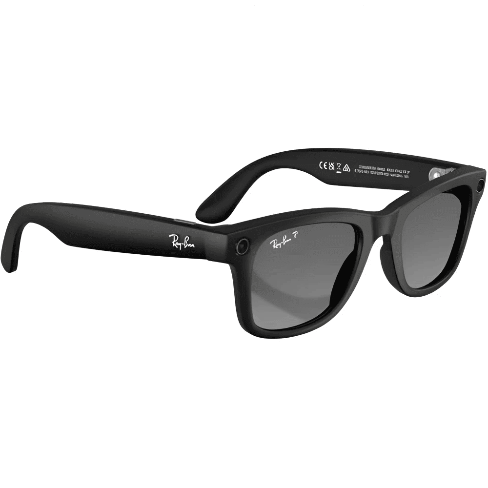 Умные очки RayBan Wayfarer RW4012 (Gen 2) Matte Black/Polar Gradient Graphite (150 - 50), картинка 3