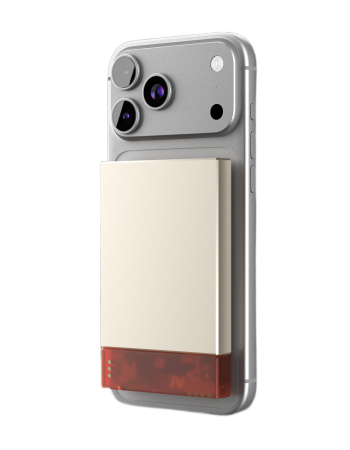 Внешний аккумулятор VLP NEO MagSafe, Qi2, 10000 mAh SSB, 3A, USB-C, Amber Gray