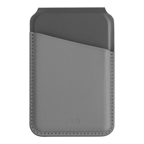 Чехол-бумажник UNIQ Lyden with Stand, Rhino Grey / Black