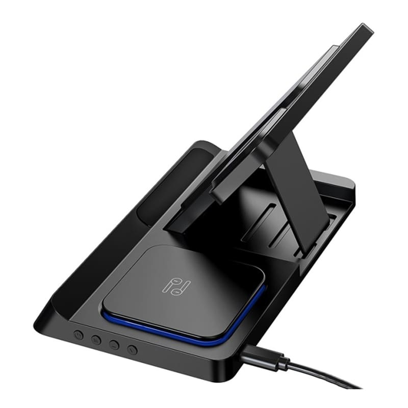 Беспроводное зарядное устройство WiWU W006 Power Air 5 in 1 Wireles Charger 15W Black, картинка 3