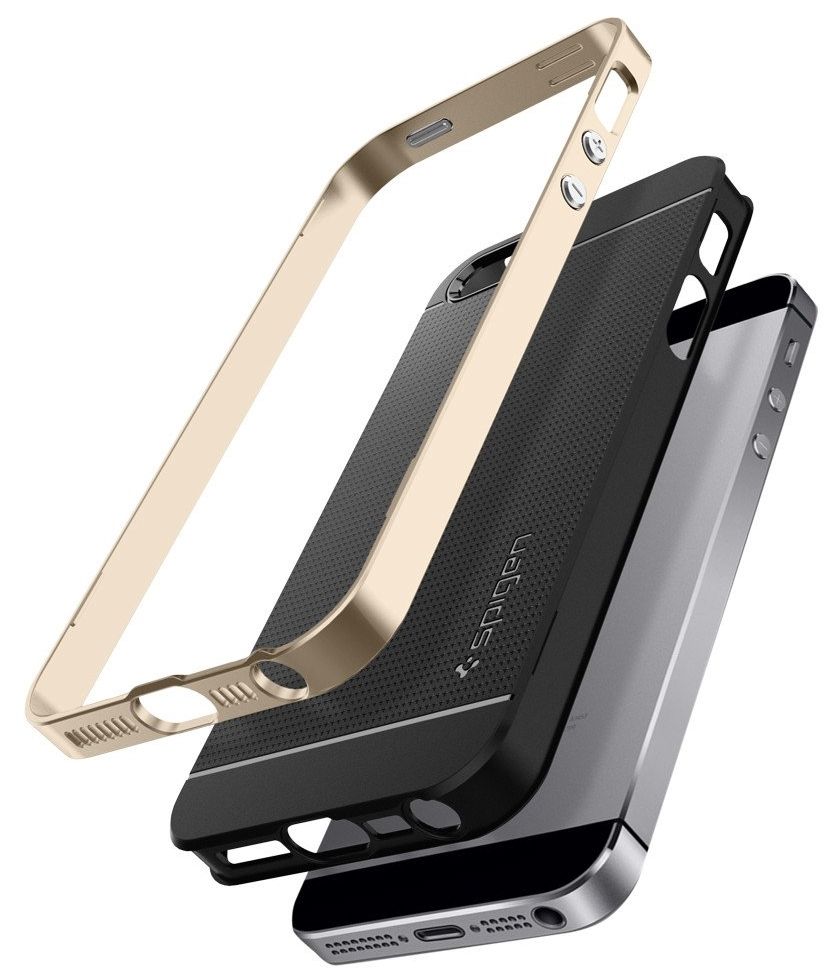 Чехол SGP  iPhone 5S/SE Neo Hybrid - Champagne Gold, слайд 3