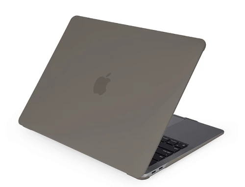 Чехол-накладка Gurdini для MacBook Air 13 2022 / 2024 / 2025, матовый серый, картинка 1