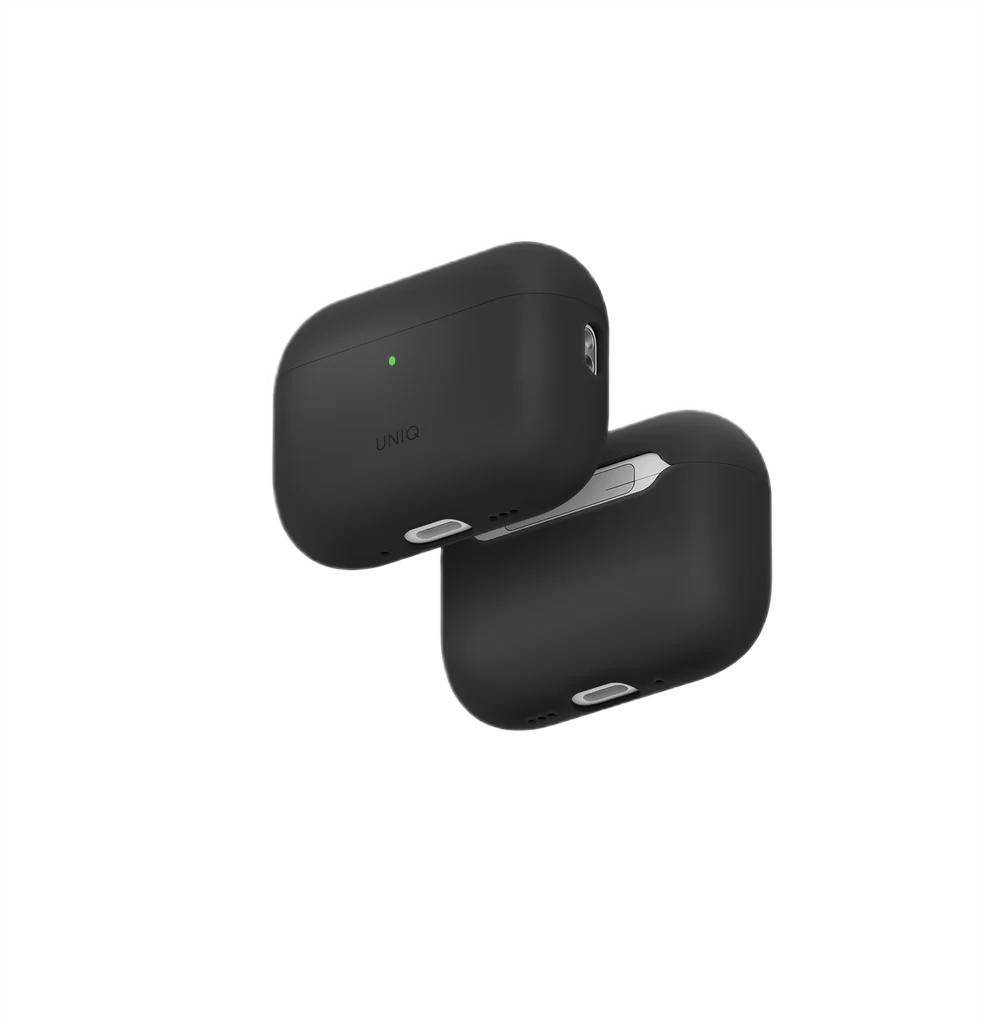 Чехол для AirPods Pro 3 UNIQ Lino Charcoal Grey