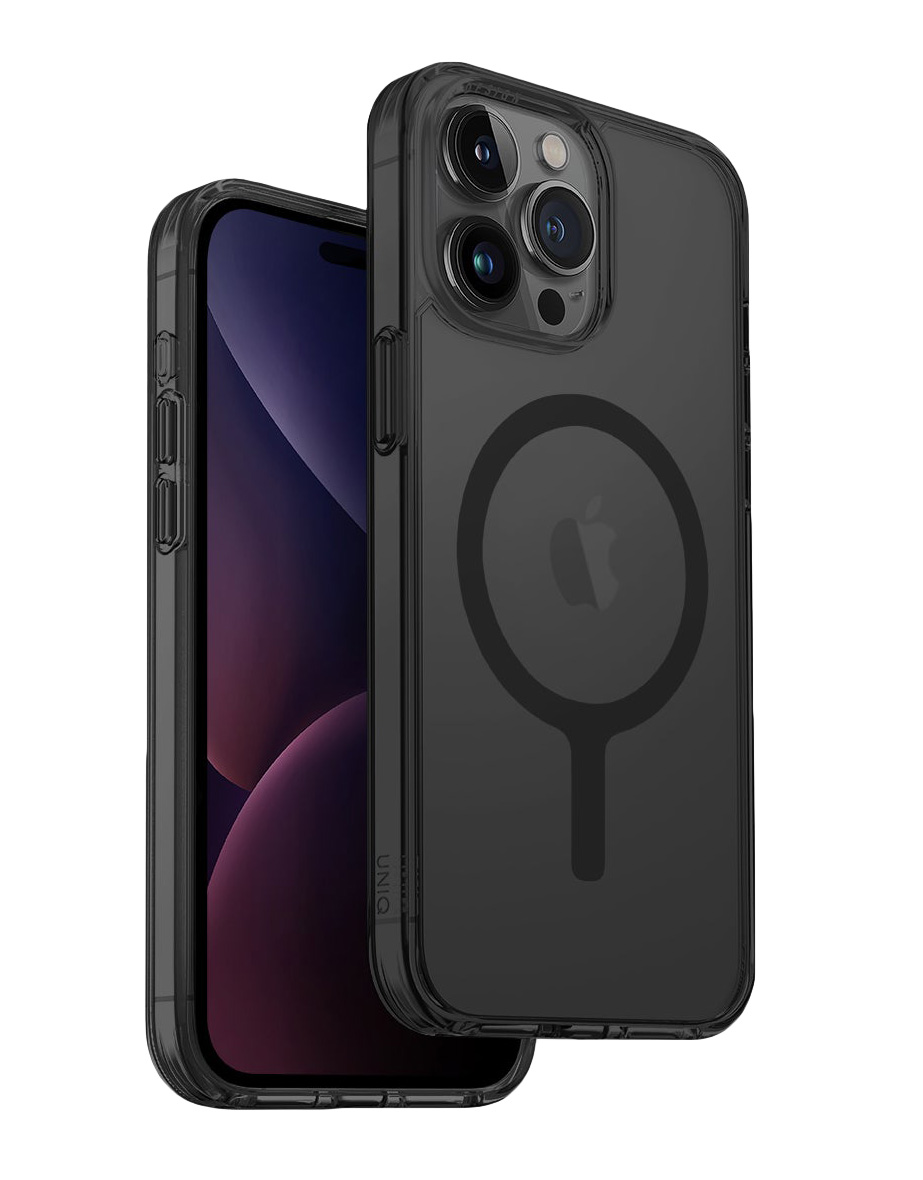Чехол для iPhone 15 Pro Max UNIQ LifePro Xtreme Magnets Frost Smoke