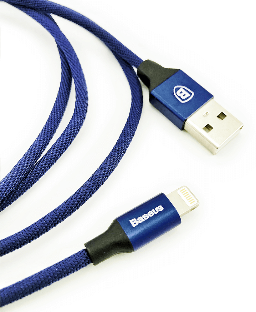 Кабель BASEUS Yiven Lightning Cable 2.0A 1.8m - Navy Blue, картинка 1